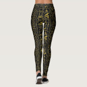 Hieroglyphics Ägyptologie - Symbole des alten Ägyp Leggings (Rückseite)