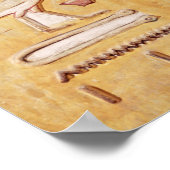 Hieroglyphics, aus dem Grab von Seti I Poster (Ecke)
