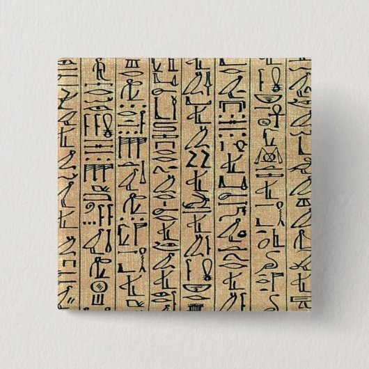 Hieroglyphics Button (Vorderseite)