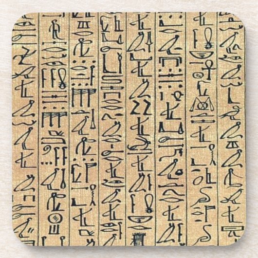 Hieroglyphics Cork Untersetzer (Vorderseite)
