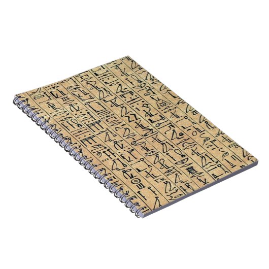 Hieroglyphics-Notebook Notizblock (Rechte Seite)