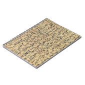 Hieroglyphics-Notebook Notizblock (Linke Seite)