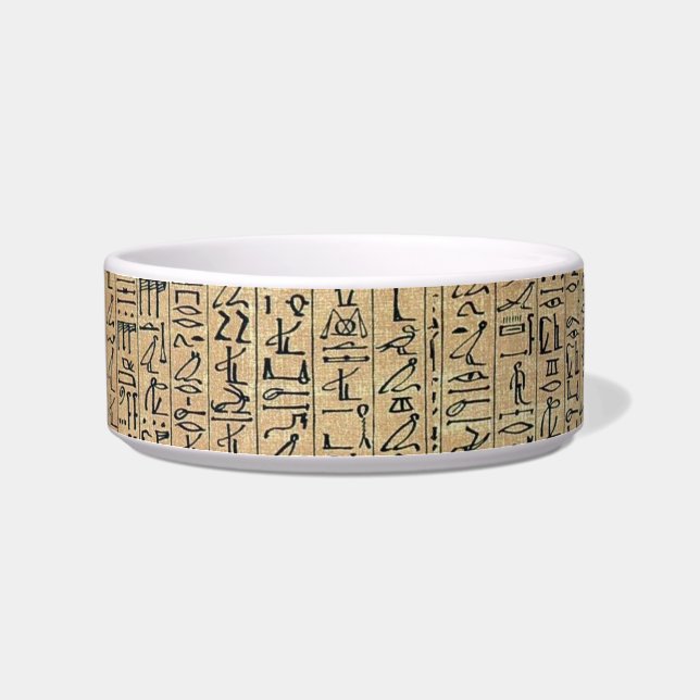 Hieroglyphics Pet Bowl Napf (Links)