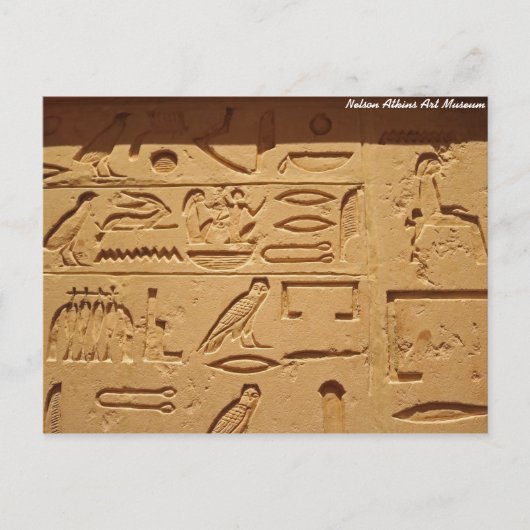 Hieroglyphics Postkarte (Vorderseite)
