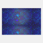 Hieroglyphics-Sampler Geschenkpapier Set (Vorderseite 2)