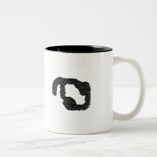 Hieroglyphisch (4/4) zweifarbige tasse (Rechts)