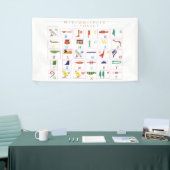 Hieroglyphisch Alphabet Banner (Messeveranstaltung)