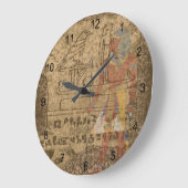 Hieroglyphisch Große Wanduhr (Winkel)