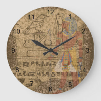 Hieroglyphisch Große Wanduhr
