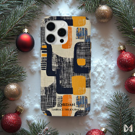 Hieroglyphische geometrische Eleganz - zeitlose Fu Case-Mate iPhone Hülle