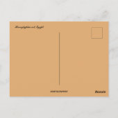 Hieroglyphische Kunst in Ägypten Postkarte (Rückseite)