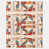 Hieroglyphische Segen des ägyptischen Gottes Amon  Fleecedecke (Vorderseite)