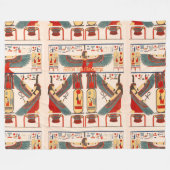 Hieroglyphische Segen des ägyptischen Gottes Amon  Fleecedecke (Vorderseite (Horizontal))