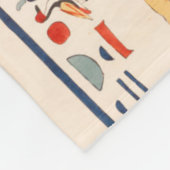 Hieroglyphische Segen des ägyptischen Gottes Amon  Fleecedecke (Ecke)