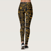 Hieroglyphische Symbole Leggings (Rückseite)