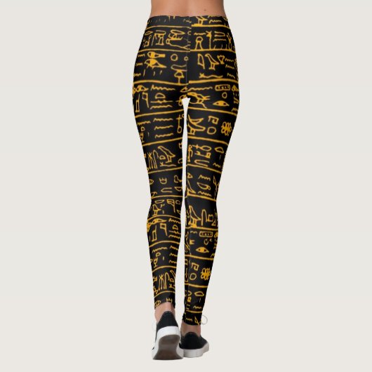 Hieroglyphische Symbole Leggings (Rückseite)