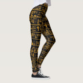 Hieroglyphische Symbole Leggings (Rechts)