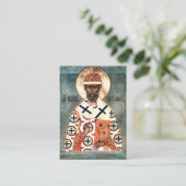 Hieromartyr Philip, Metropolitan Prayer Card Platzkarte (Stehend Vorderseite)