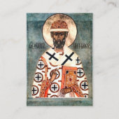 Hieromartyr Philip, Metropolitan Prayer Card Platzkarte (Vorderseite)