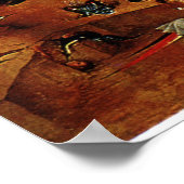 Hieronymes Bosch: Das letzte Urteil Poster (Ecke)