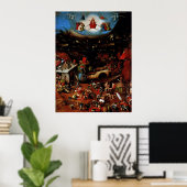Hieronymes Bosch: Das letzte Urteil Poster (Heimbüro)