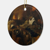 Hieronymus Bosch - Chrisist Descent Into Hell Keramik Ornament (Links)