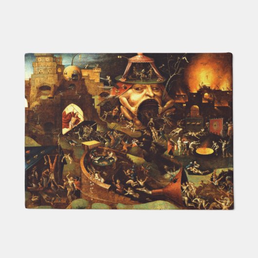 Hieronymus Bosch Christ in Limbo Fußmatte (Vorderseite)