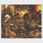 Hieronymus Bosch Christ in Limbo Geschenkpapier (Flach)