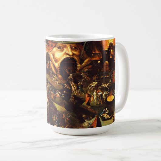 Hieronymus Bosch Christ in Limbo Kaffeetasse (VorderseiteRechts)