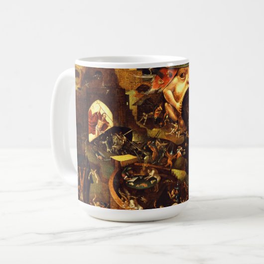 Hieronymus Bosch Christ in Limbo Kaffeetasse (Vorderseite Links)