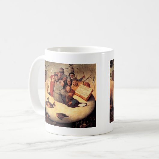 Hieronymus Bosch- das Konzert im Ei Kaffeetasse (Vorderseite Links)