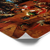 Hieronymus Bosch Das letzte Urteil Poster (Ecke)