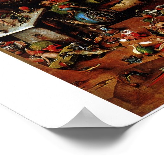 Hieronymus Bosch Das letzte Urteil Poster (Ecke)