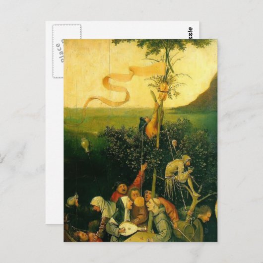 Hieronymus Bosch - Das Schiff der Narren Postkarte (Vorne/Hinten)