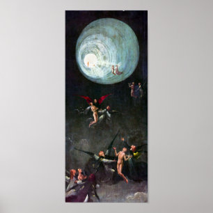 Hieronymus Bosch - Der Flug in den Himmel Poster