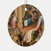 Hieronymus Bosch-Der Garten der Hölle Keramik Ornament (Links)