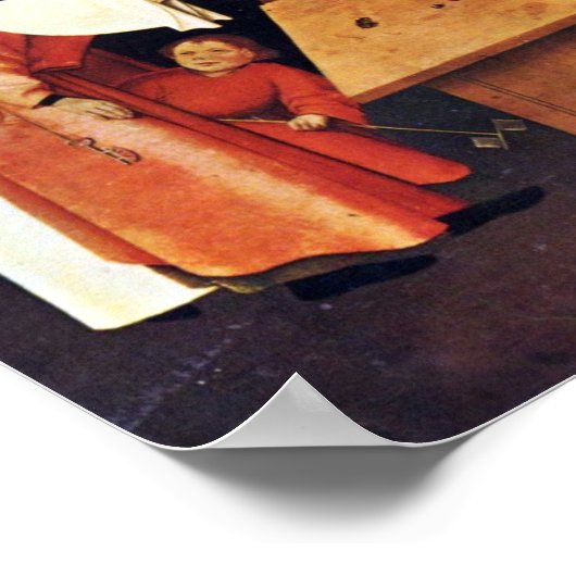 Hieronymus Bosch - Der Zauberer Poster (Ecke)