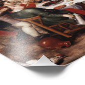 Hieronymus Bosch - Die Bacchus-Sänger Fotodruck (Ecke)