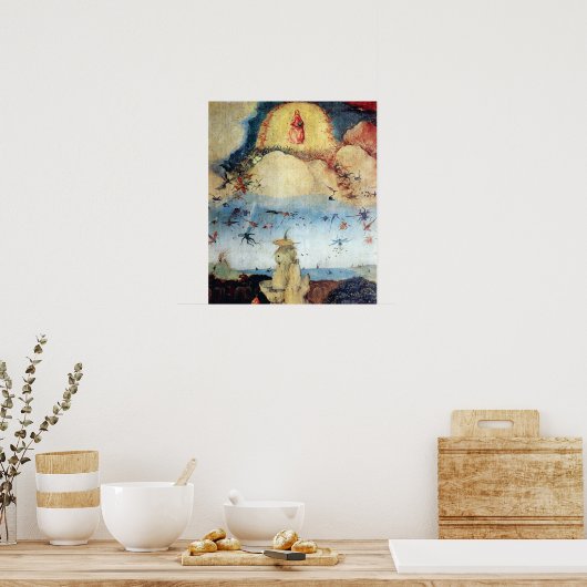 Hieronymus Bosch- Hell, Detail Poster (Küche)