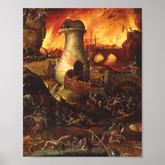 Hieronymus Bosch - Hell Poster (Vorne)