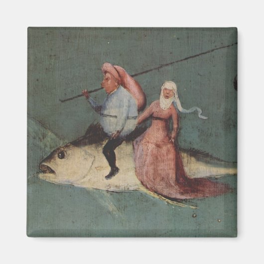 Hieronymus Bosch Malkunst Magnet (Vorne)