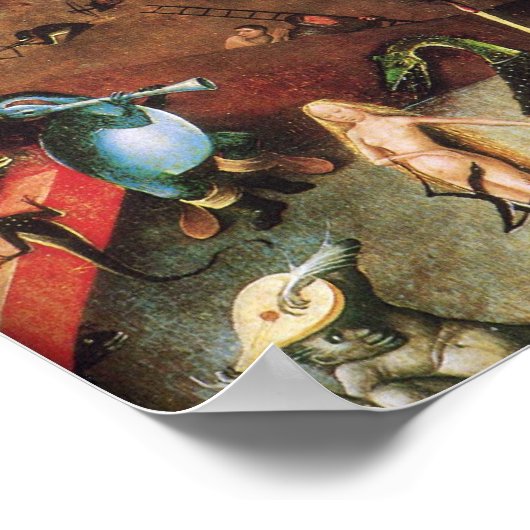 Hieronymus Bosch Malkunst Poster (Ecke)