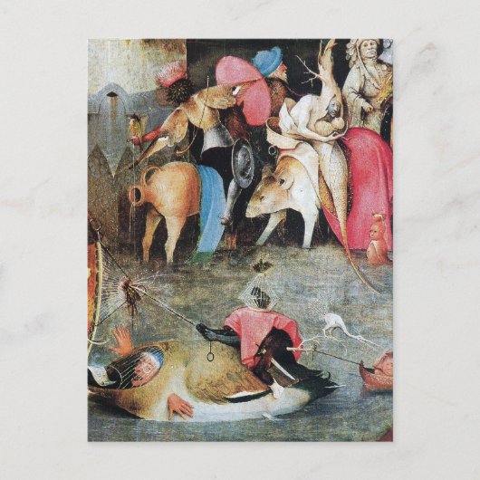 Hieronymus Bosch Malkunst Postkarte (Vorderseite)