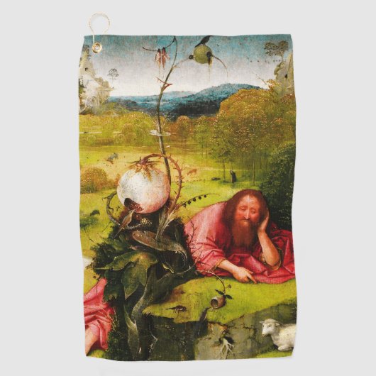 Hieronymus Bosch - Saint John the Baptist Golfhandtuch (Vorderseite)