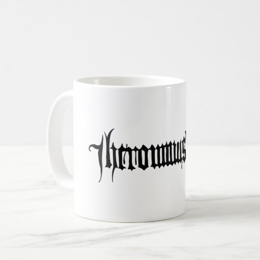 Hieronymus Bosch signature Kaffeetasse (Vorderseite Links)