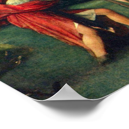 Hieronymus Bosch-St. Christopher Poster (Ecke)