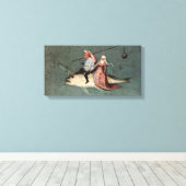 Hieronymus Bosch - Temptation von St. Anthony Leinwanddruck (Insitu (Holzboden))