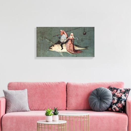 Hieronymus Bosch - Temptation von St. Anthony Leinwanddruck (Insitu (Wohnzimmer))