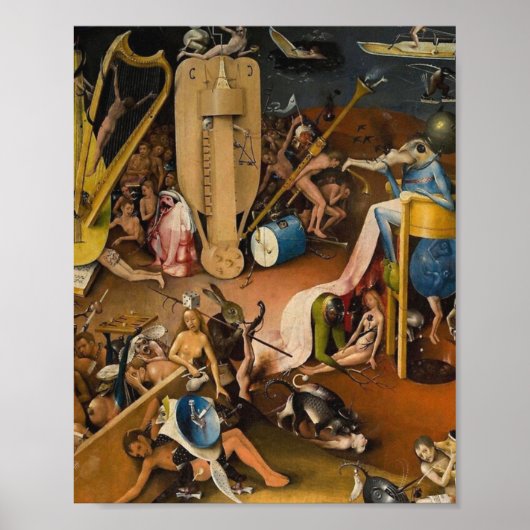 Hieronymus Bosch-The Garden of Hell Poster (Vorne)