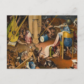 Hieronymus Bosch-The Garden of Hell Postkarte